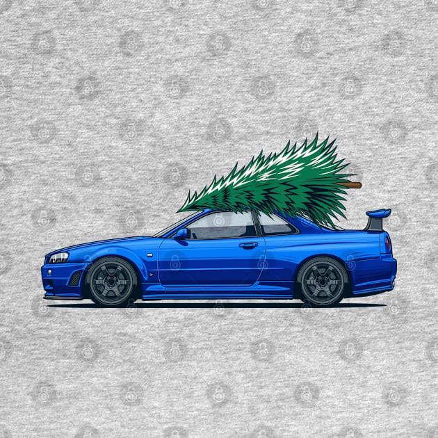 R34 GTR Skyline Xmas by Markaryan